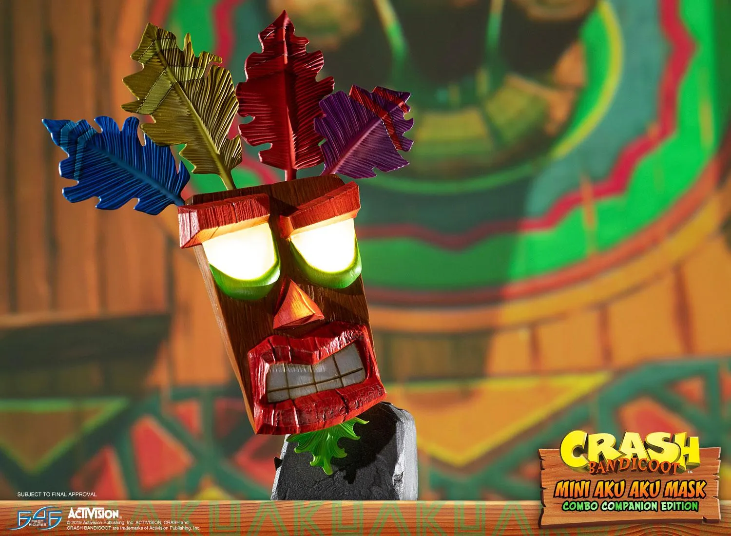 First 4 Figures Crash Mini Aku Aku masca Combo