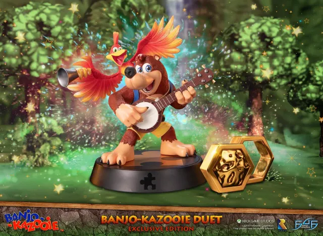 First 4 Figures Banjo-Kazooie Duet statueta Exclusive Edition rasina