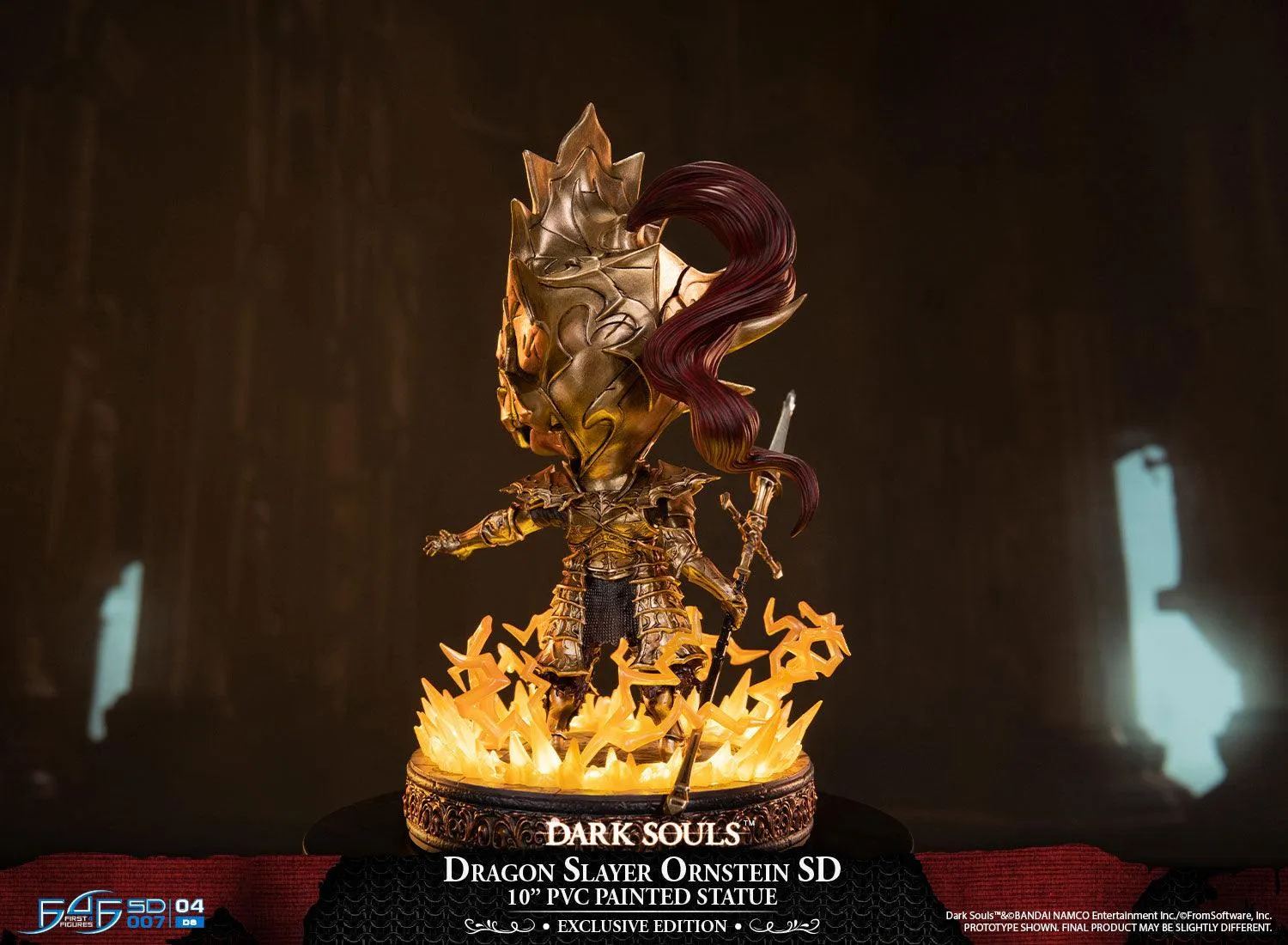 First 4 Figures Dark Souls Dragon Slayer Ornstein SD statuetă Exclusive LED