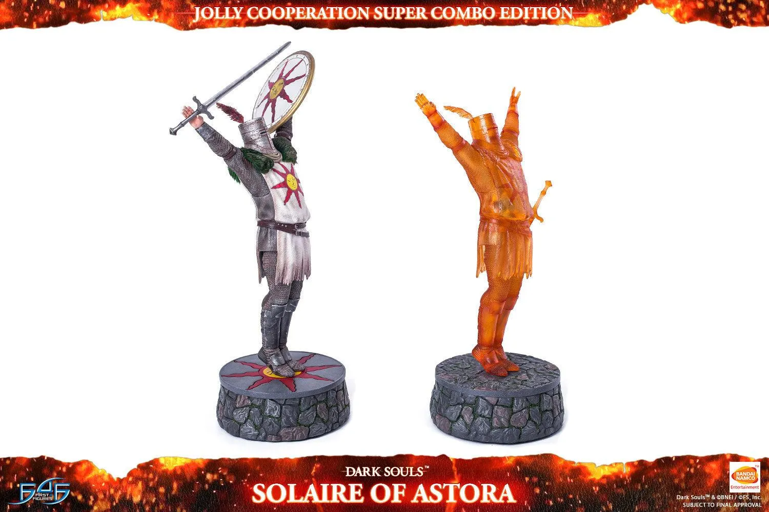 First 4 Figures Dark Souls Solaire statuetă Super Combo 2-pack