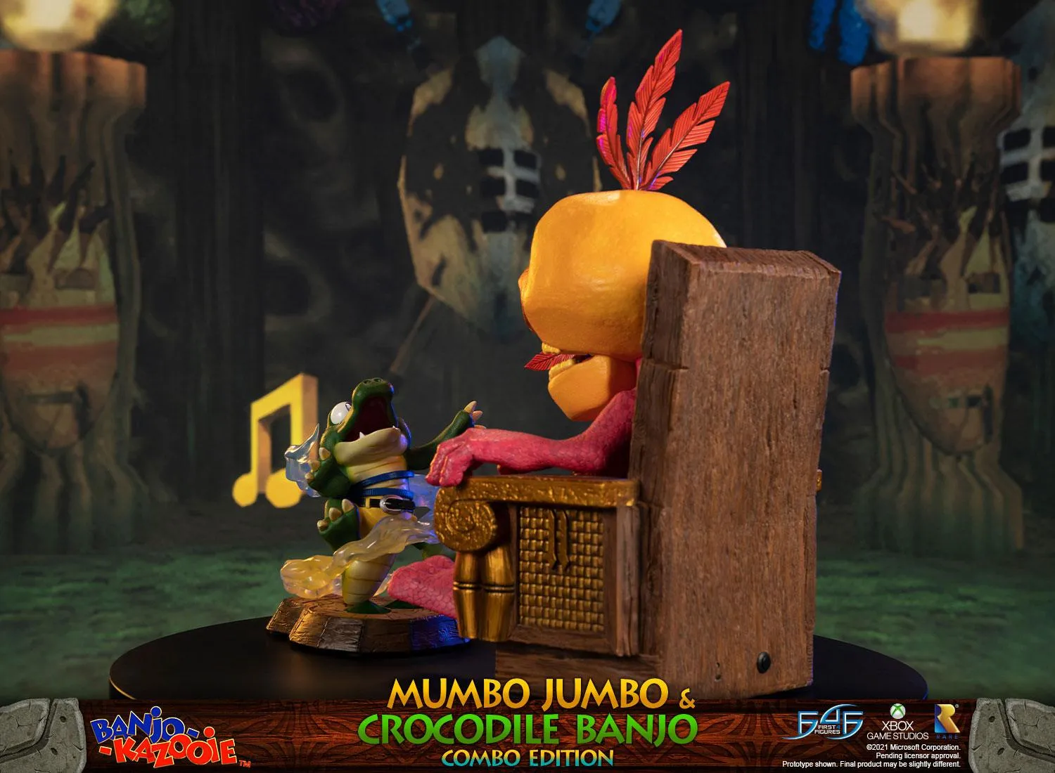 First 4 Figures Banjo-Kazooie Mumbo Jumbo statuetă Combo Edition