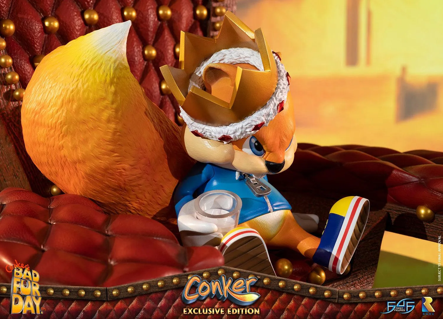 First 4 Figures Conker Bad Fur Day statuetă Exclusive rășină