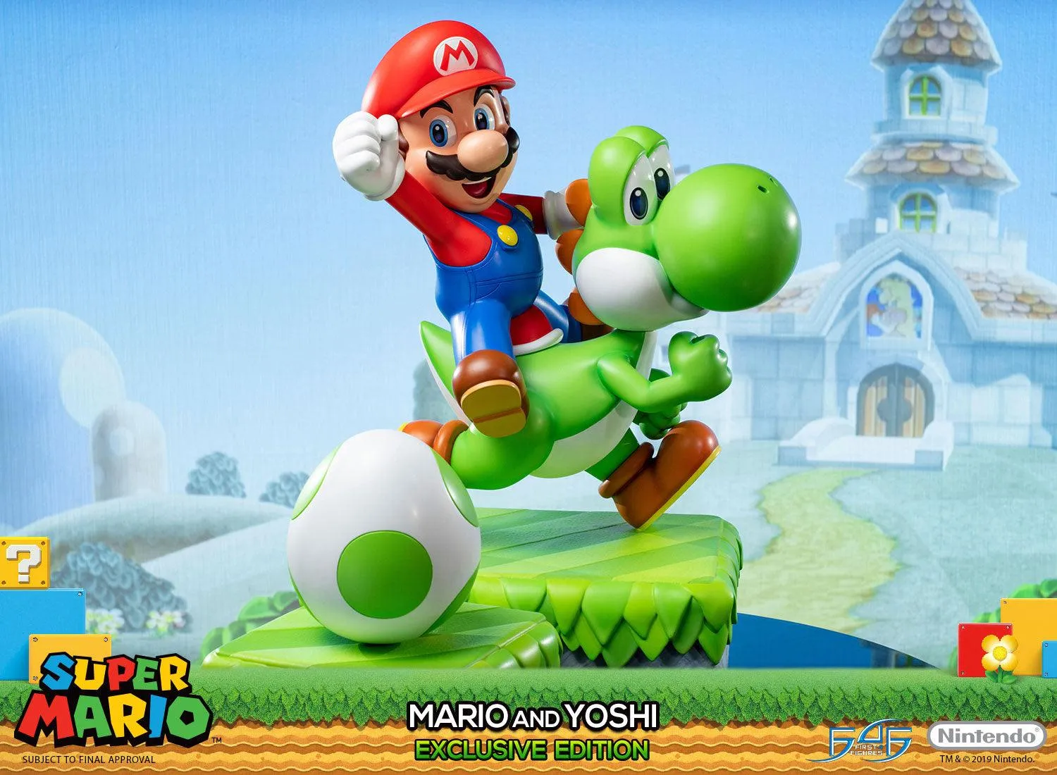 First 4 Figures Mario Yoshi Exclusive statueta ou magnet