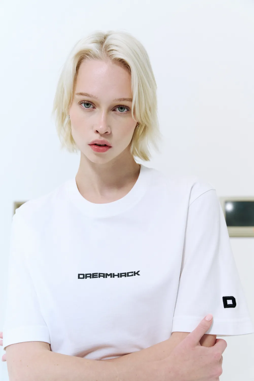 ESL DreamHack Digital Frequency tricou alb bumbac 220