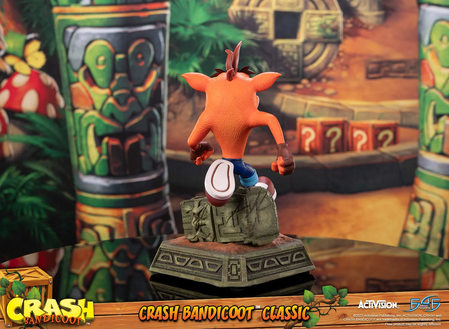 First 4 Figures Crash Bandicoot Classic statuetă rășină