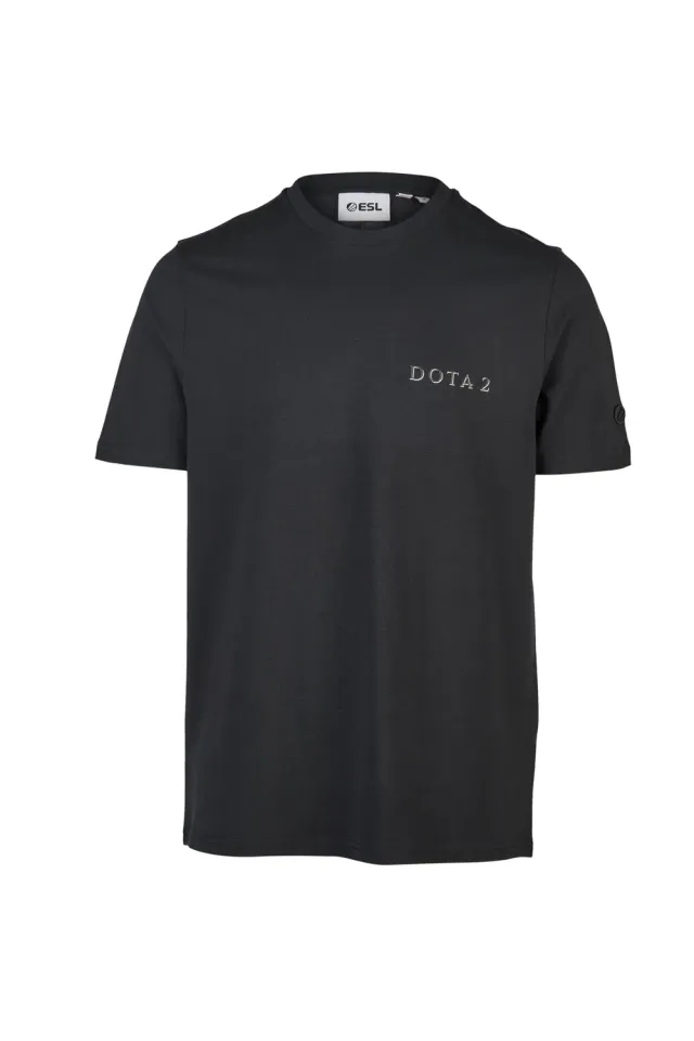 ESL Dota 2 Hero tricou negru bumbac 220 GSM
