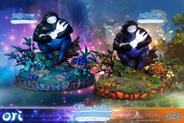 First 4 Figures Ori Blind Forest Ori and Naru statueta Combo LED