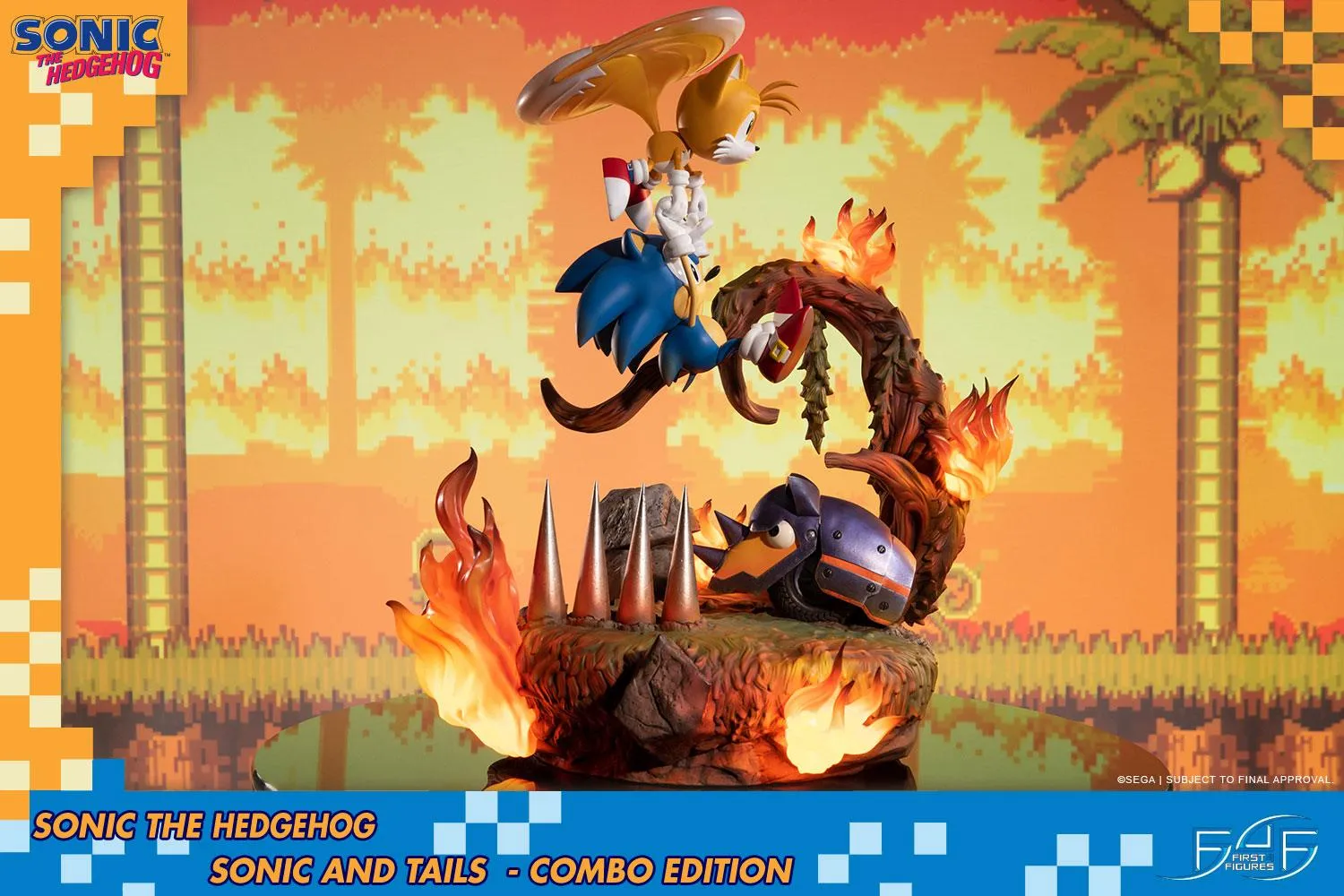 First 4 Figures Sonic Tails Combo statueta diorama Rasinata
