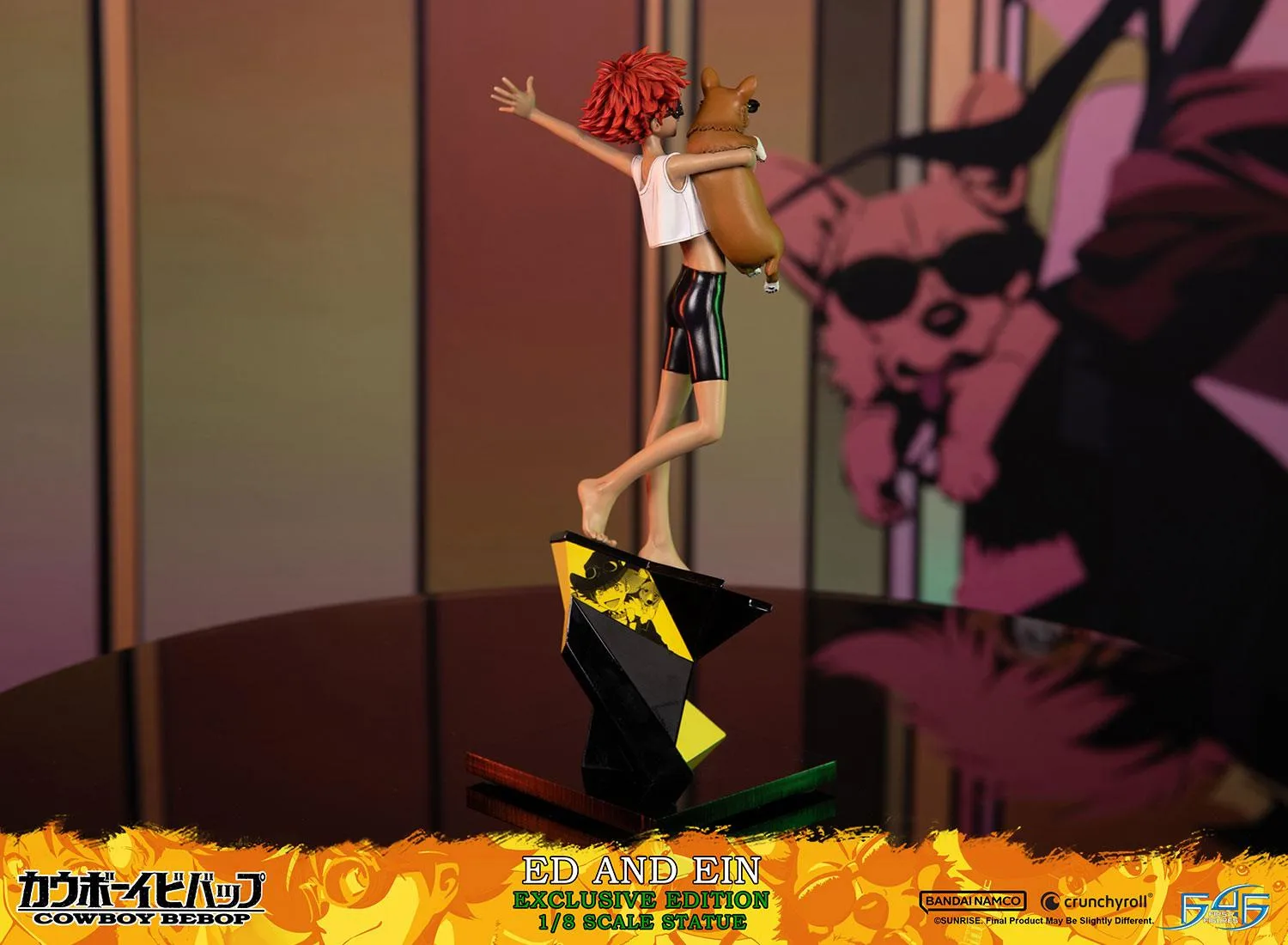 First 4 Figures Cowboy Bebop Ed Ein statueta 1/8 Exclusive