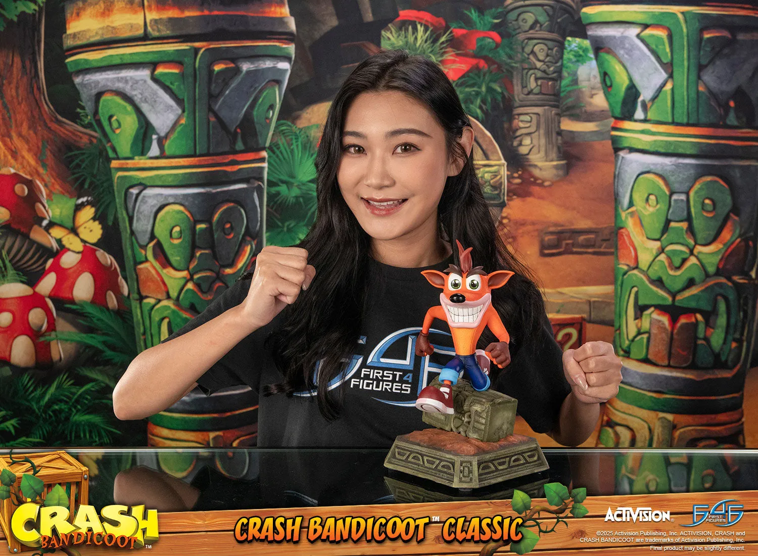 First 4 Figures Crash Bandicoot Classic statuetă rășină