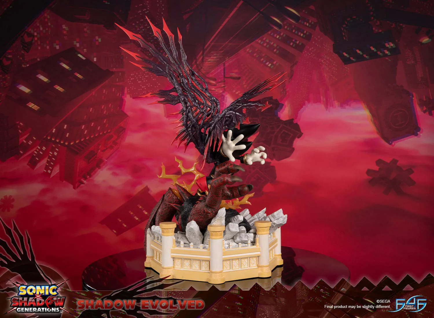 First 4 Figures Sonic Shadow Evolved statuetă rășină 58cm