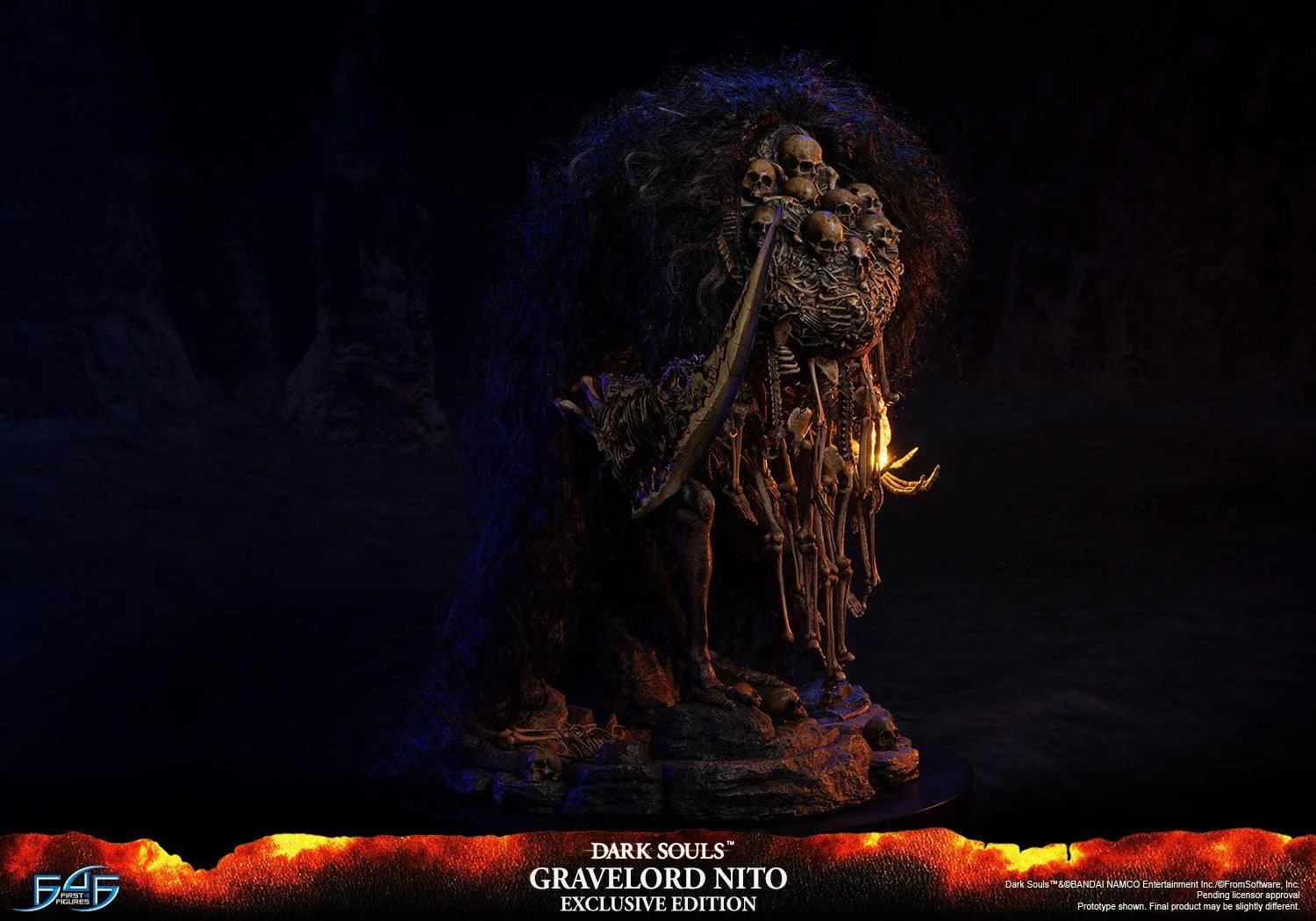First 4 Figures Dark Souls Gravelord Nito statueta Exclusive LED