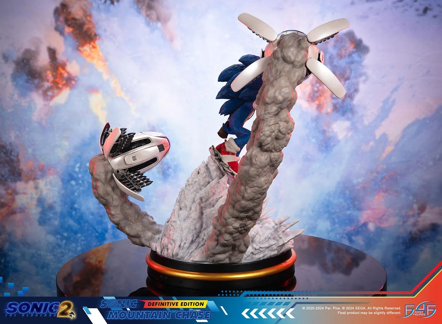 First 4 Figures Sonic Mountain Chase statueta Definitive LED