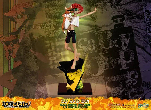 First 4 Figures Cowboy Bebop Ed Ein statueta 1/8 Exclusive