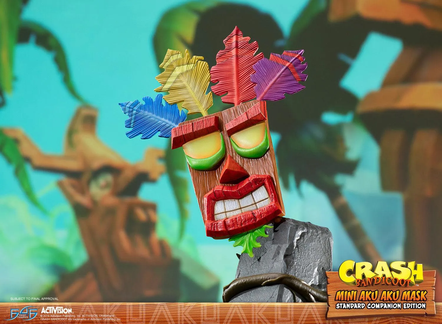 First 4 Figures Crash Mini Aku Aku mască rășină