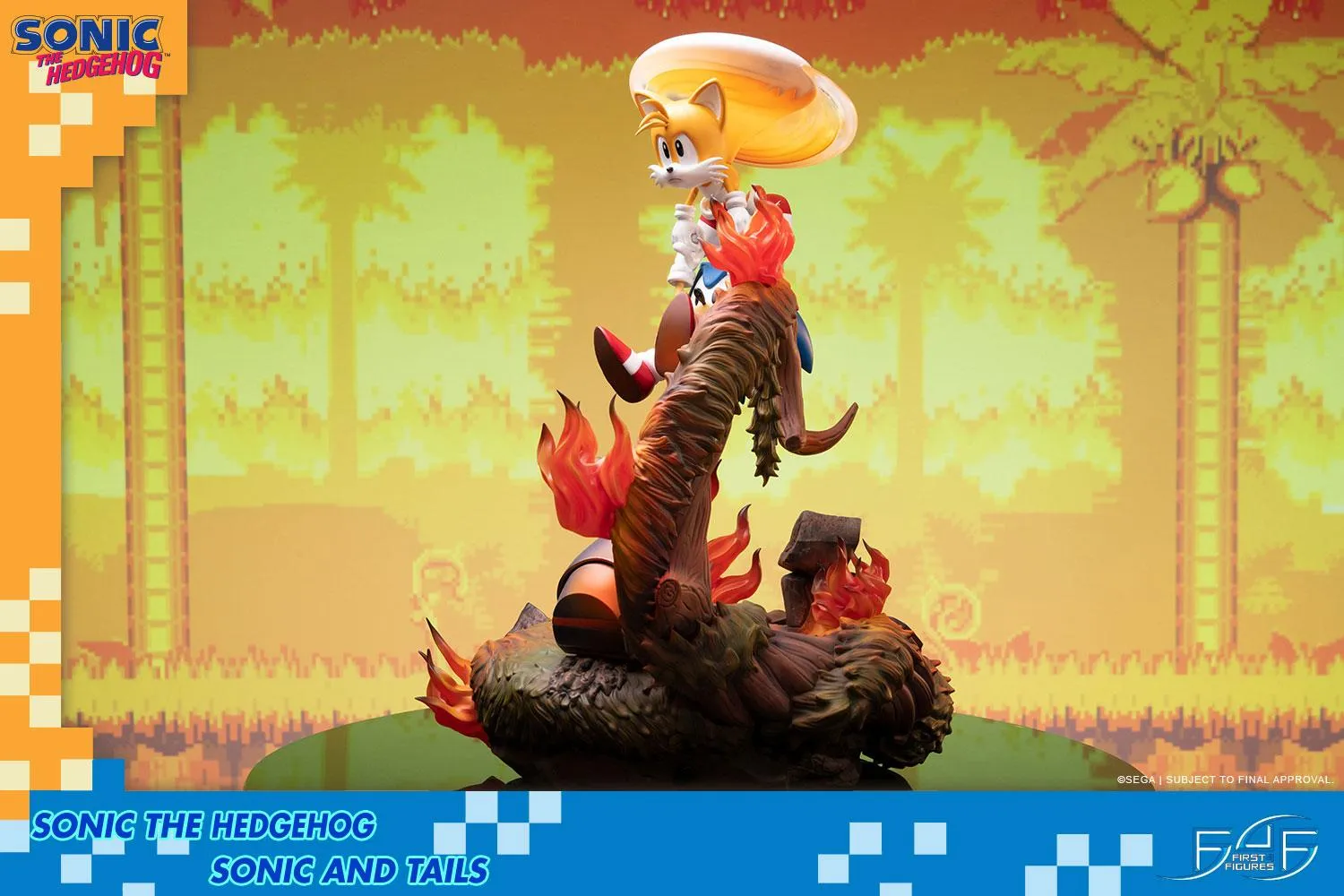 First 4 Figures Sonic the Hedgehog Sonic and Tails statueta Standard