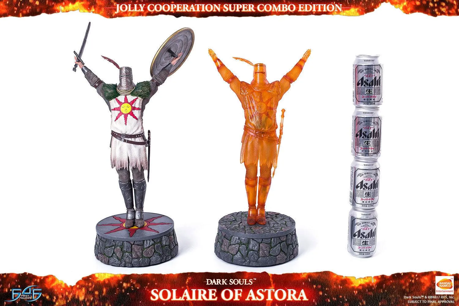 First 4 Figures Dark Souls Solaire statuetă Super Combo 2-pack