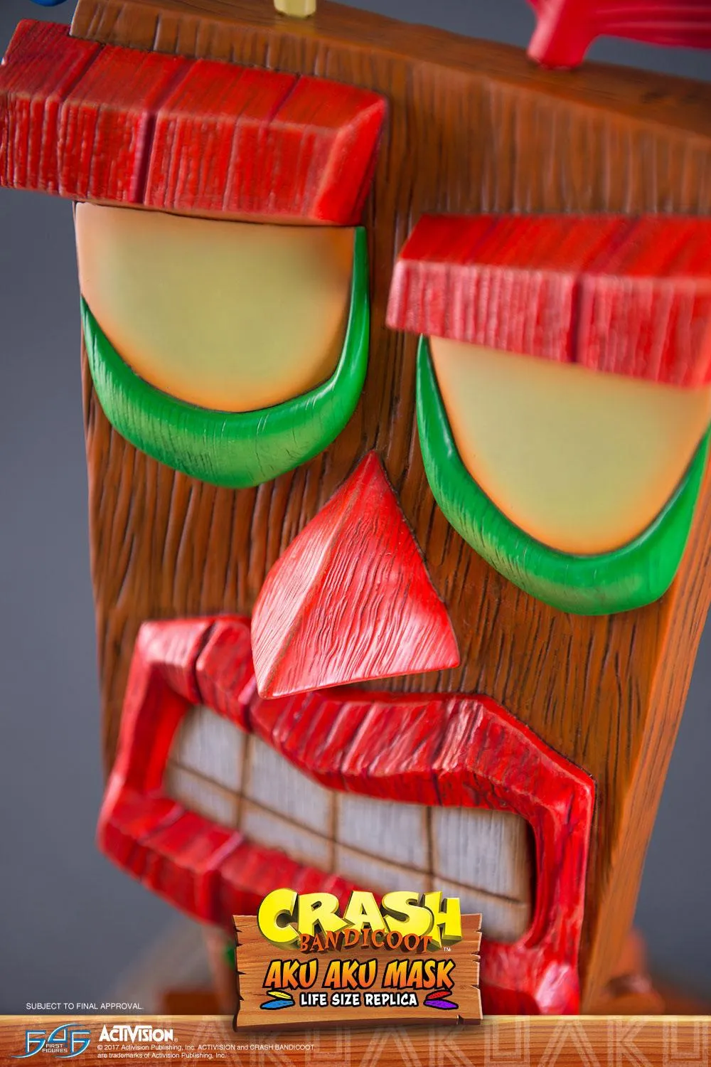 First 4 Figures Crash Aku Aku Mască mărime naturală 65 cm
