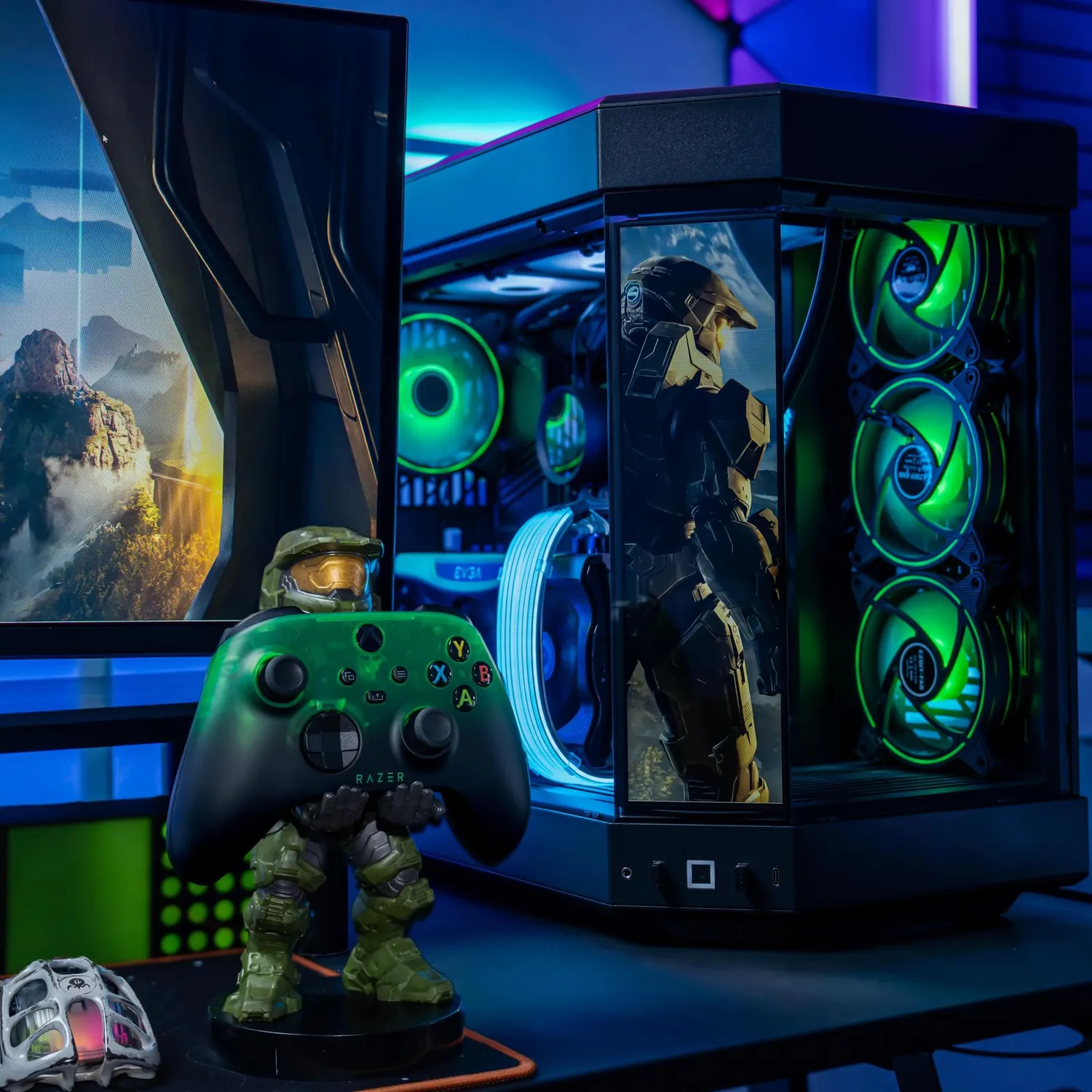 Exquisite Gaming Cable Guys Master Chief suport controller Halo