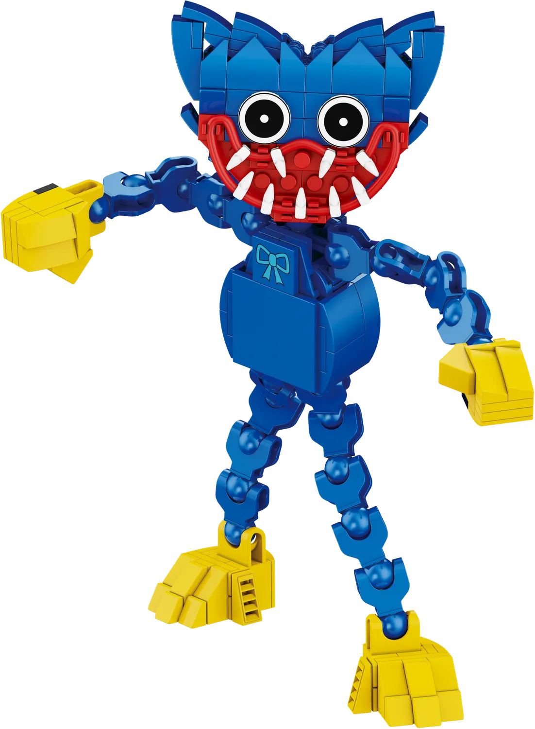 Huggy Wuggy Poppy Playtime Brickcraft set constructie cu cap rotativ