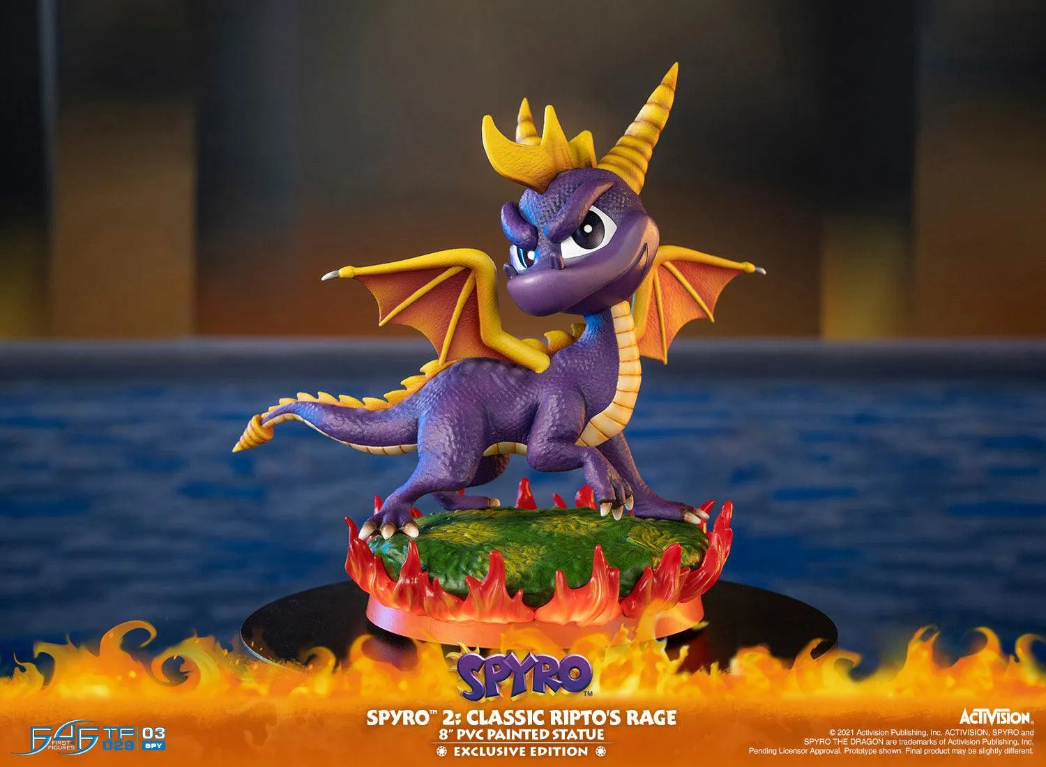 First 4 Figures Spyro 2 Classic Ripto's Rage statuetă Exclusive