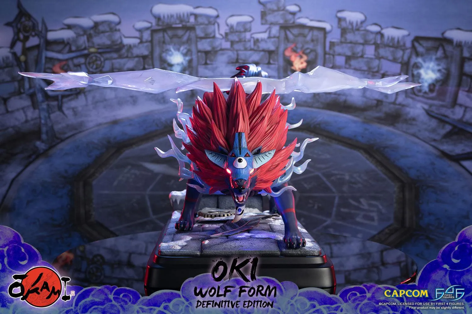 First 4 Figures Oki Wolf statuetă Definitive LED