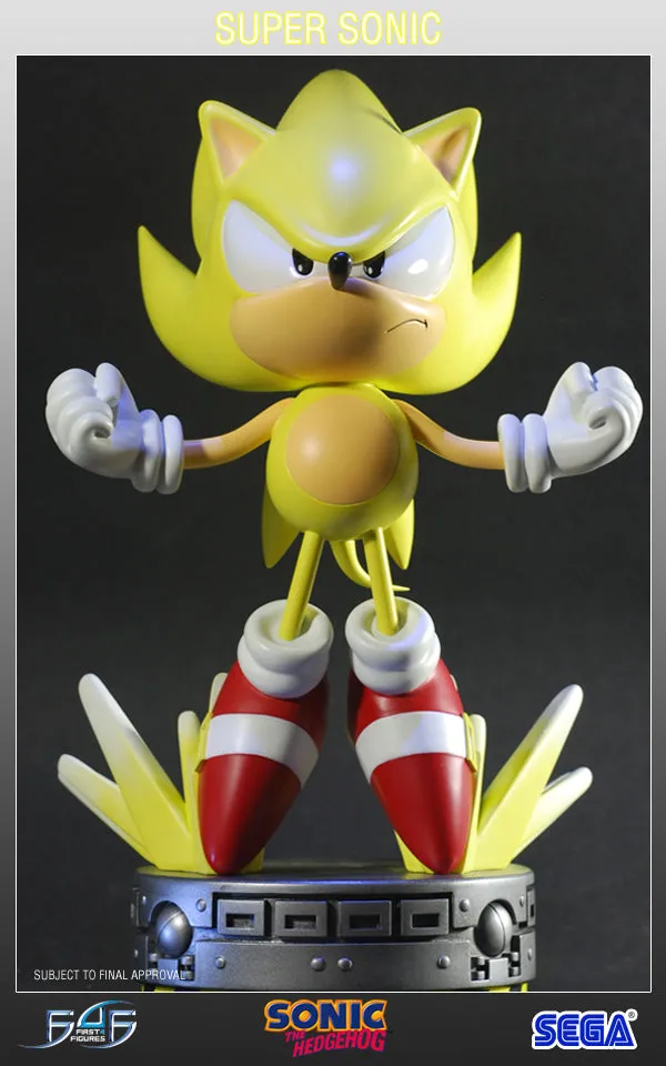 First 4 Figures Sonic Super Sonic statueta rasina aurie