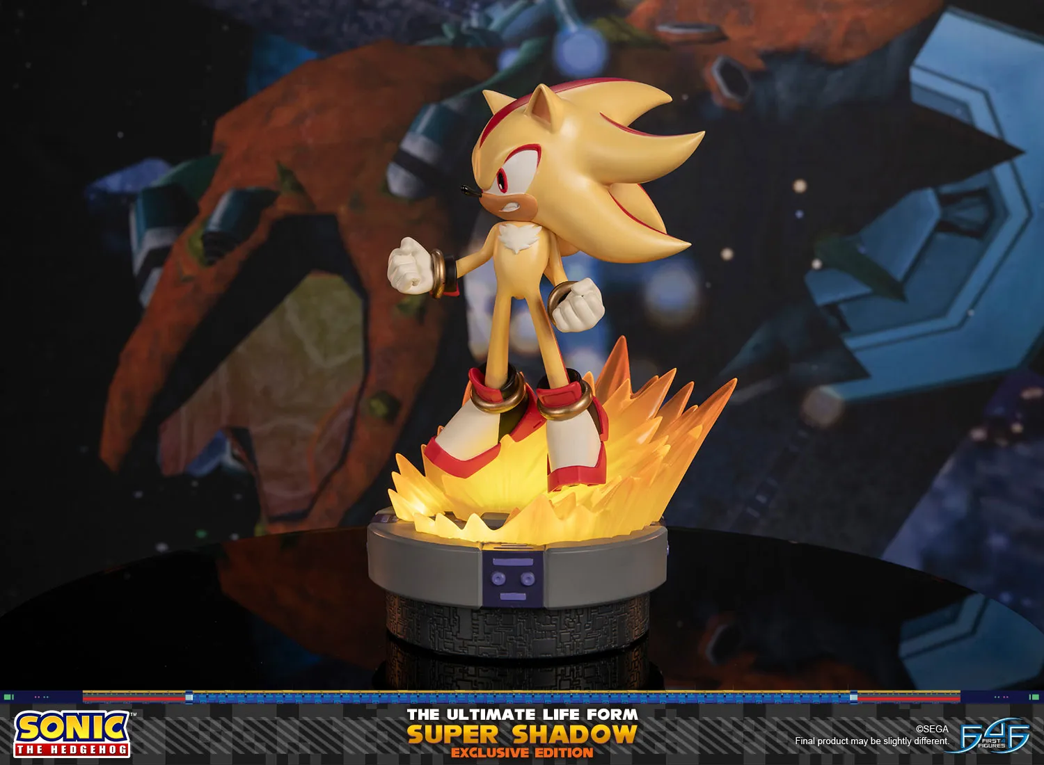First 4 Figures Sonic Super Shadow statueta Exclusive LED ARK