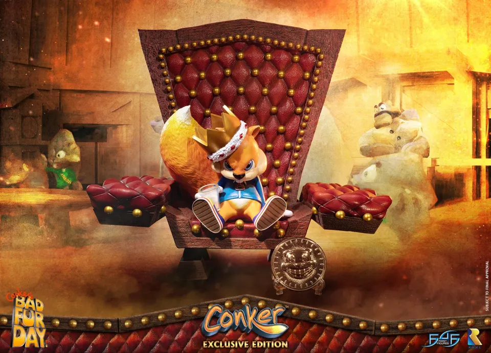 First 4 Figures Conker Bad Fur Day statuetă Exclusive rășină