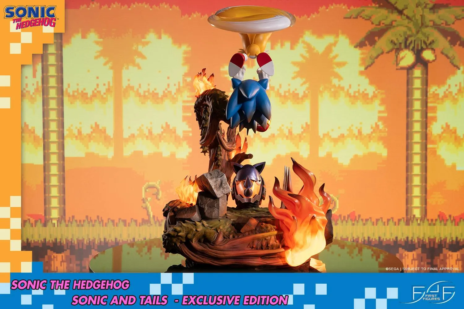 First 4 Figures Sonic Tails statuetă Duo Edition rășină