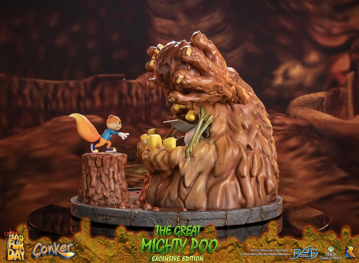 First 4 Figures Conker Great Mighty Poo statueta Exclusive rasina
