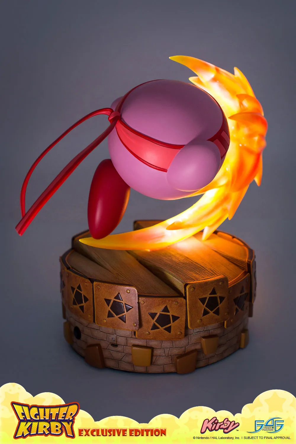 First 4 Figures Kirby Fighter Kirby statueta Exclusive LED