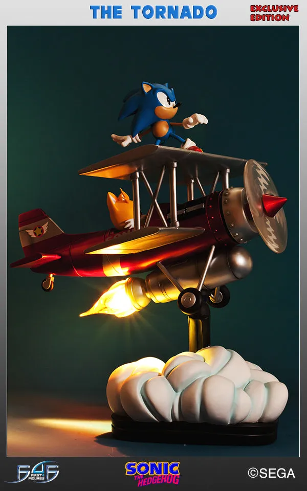 First 4 Figures Sonic Tornado dioramă avion Exclusive cu LED