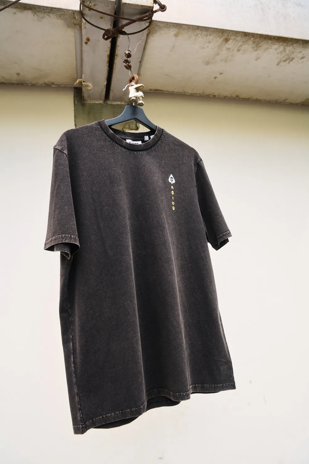 ESL CS Ace tricou negru bumbac greu 220 GSM
