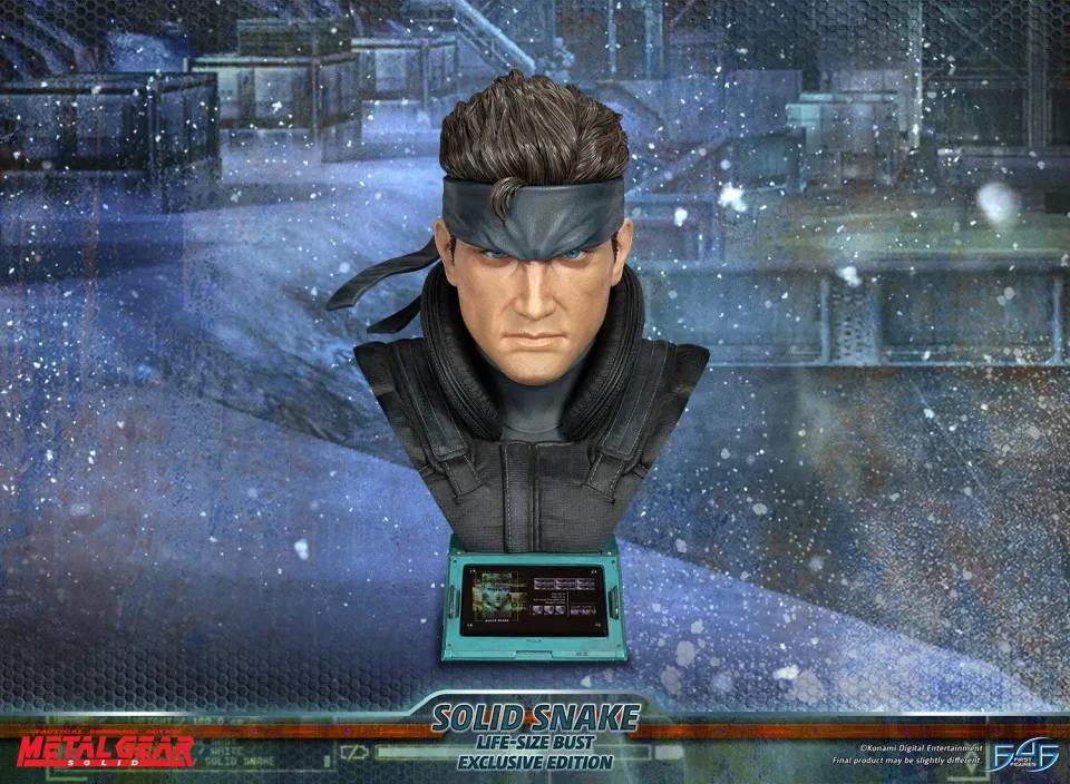 First 4 Figures Metal Gear Solid Snake bust Exclusive natural