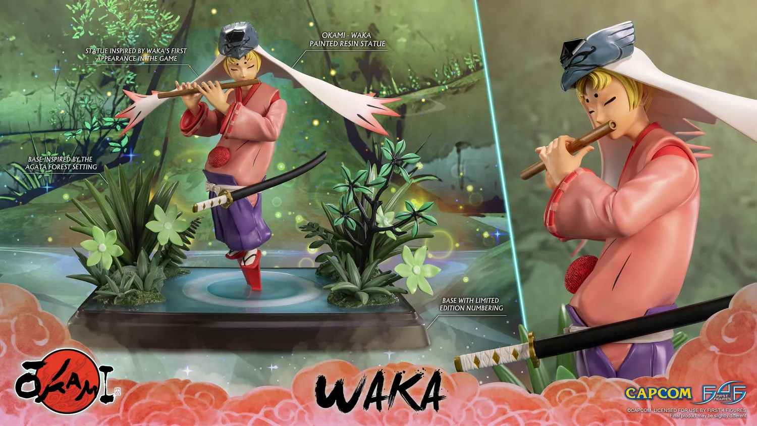 First 4 Figures Okami Waka statueta rasina 42 cm