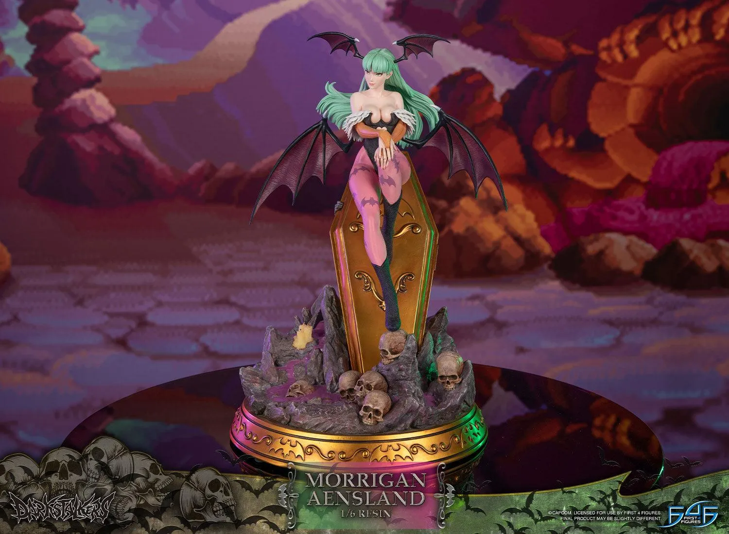 First 4 Figures Darkstalkers Morrigan statuetă rășină 1/6