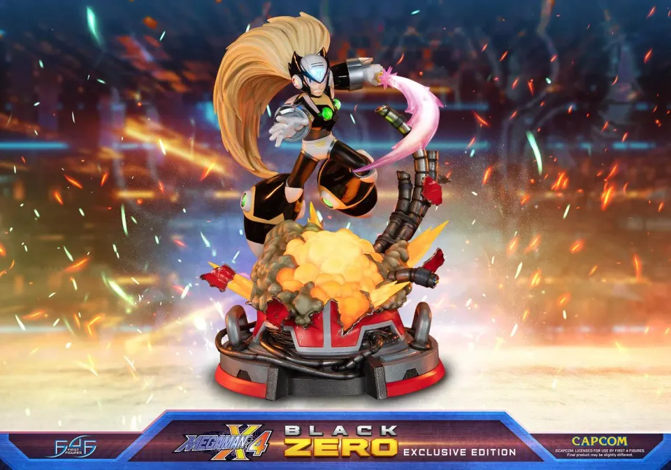 First 4 Figures Mega Man X Black Zero statueta Exclusive LED