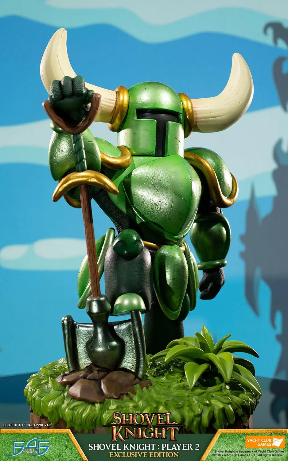 First 4 Figures Shovel Knight Player 2 statuie Exclusive Edition rasina