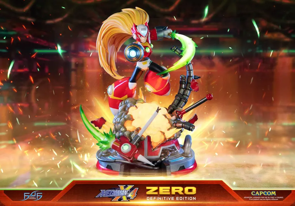 First 4 Figures Mega Man X Zero statuetă rășină Definitive