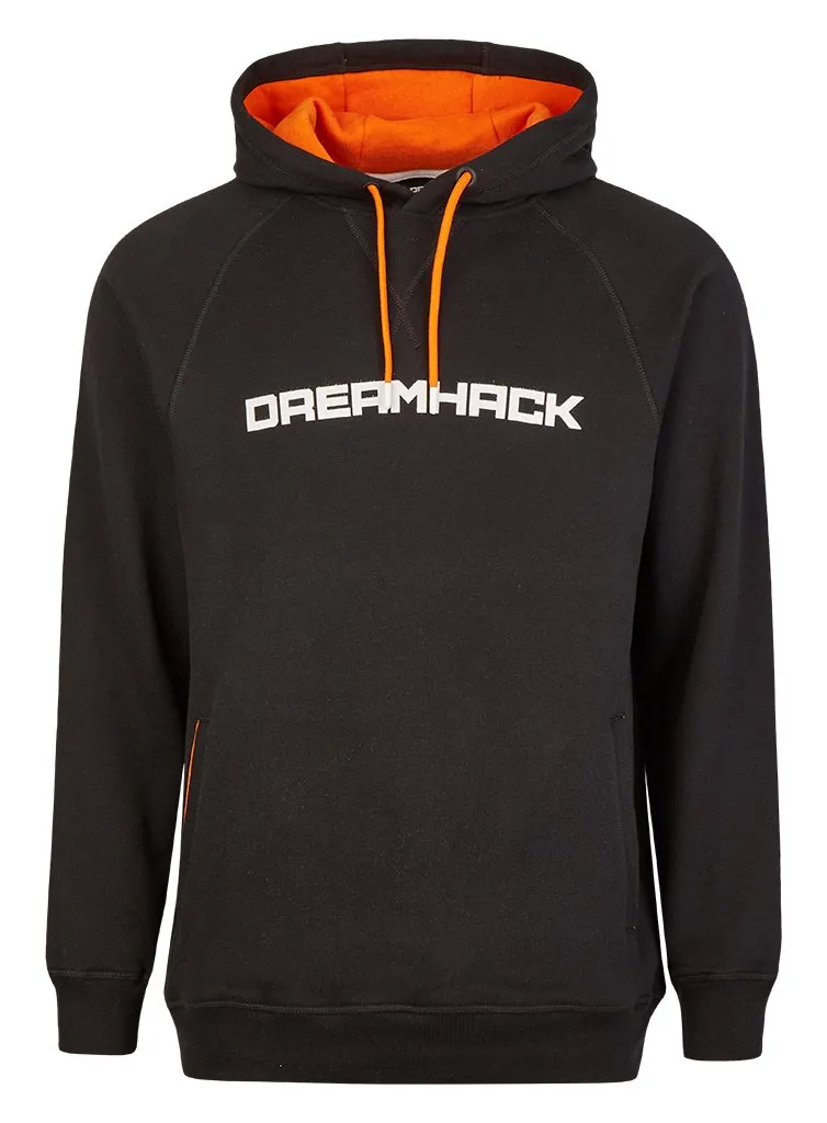DreamHack Classic hanorac negru bumbac-polar 4XL