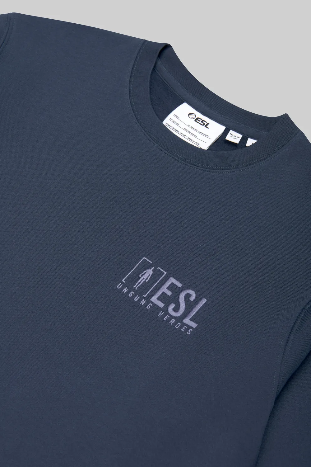 Bluza ESL Unsung Heroes Ink bumbac 320 GSM