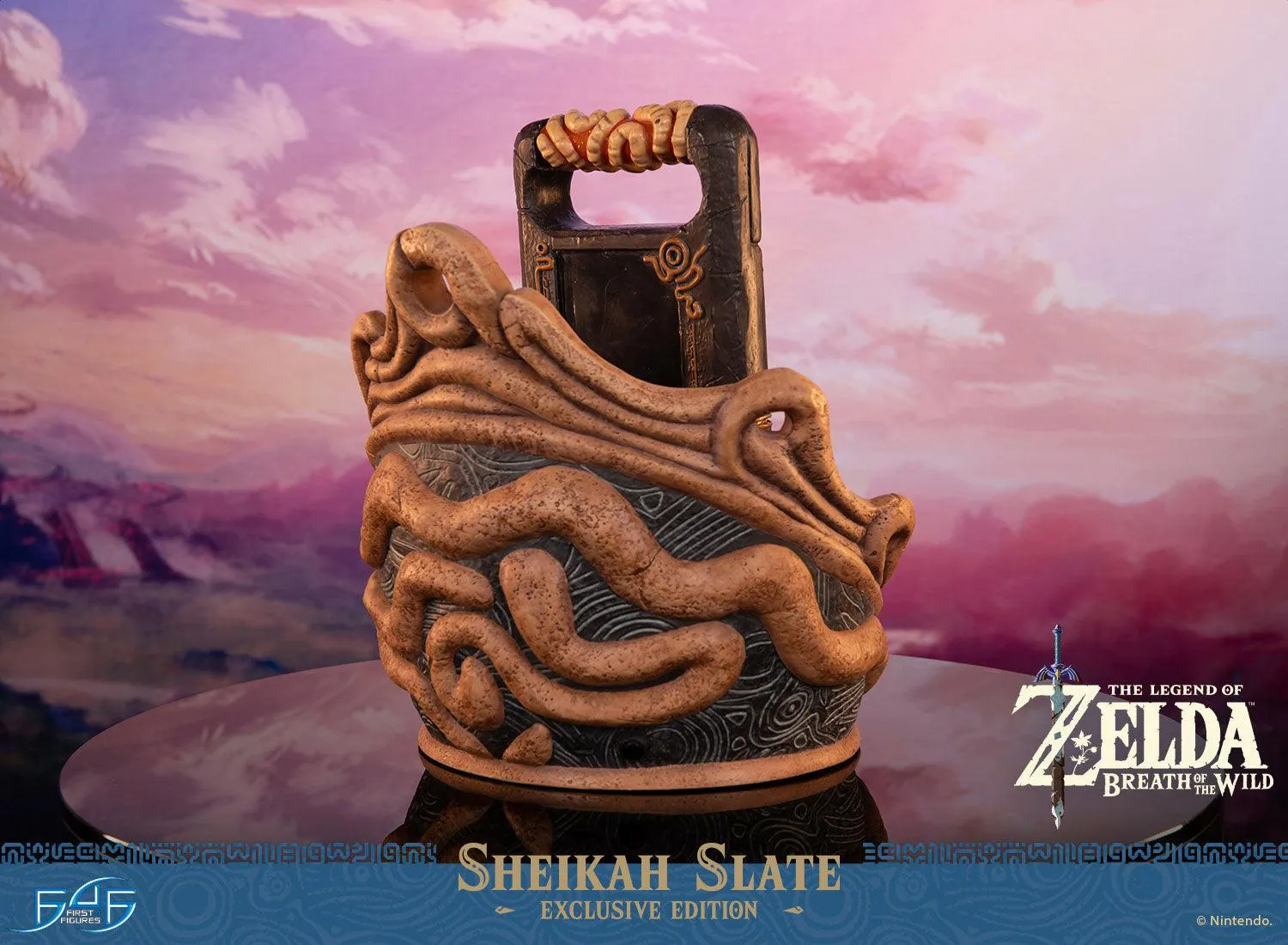 First 4 Figures Zelda Breath of the Wild Sheikah Slate replică Exclusive