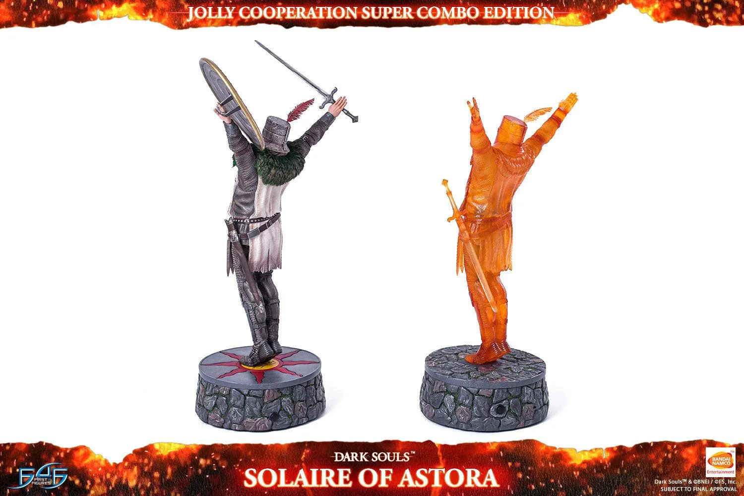 First 4 Figures Dark Souls Solaire statuetă Super Combo 2-pack