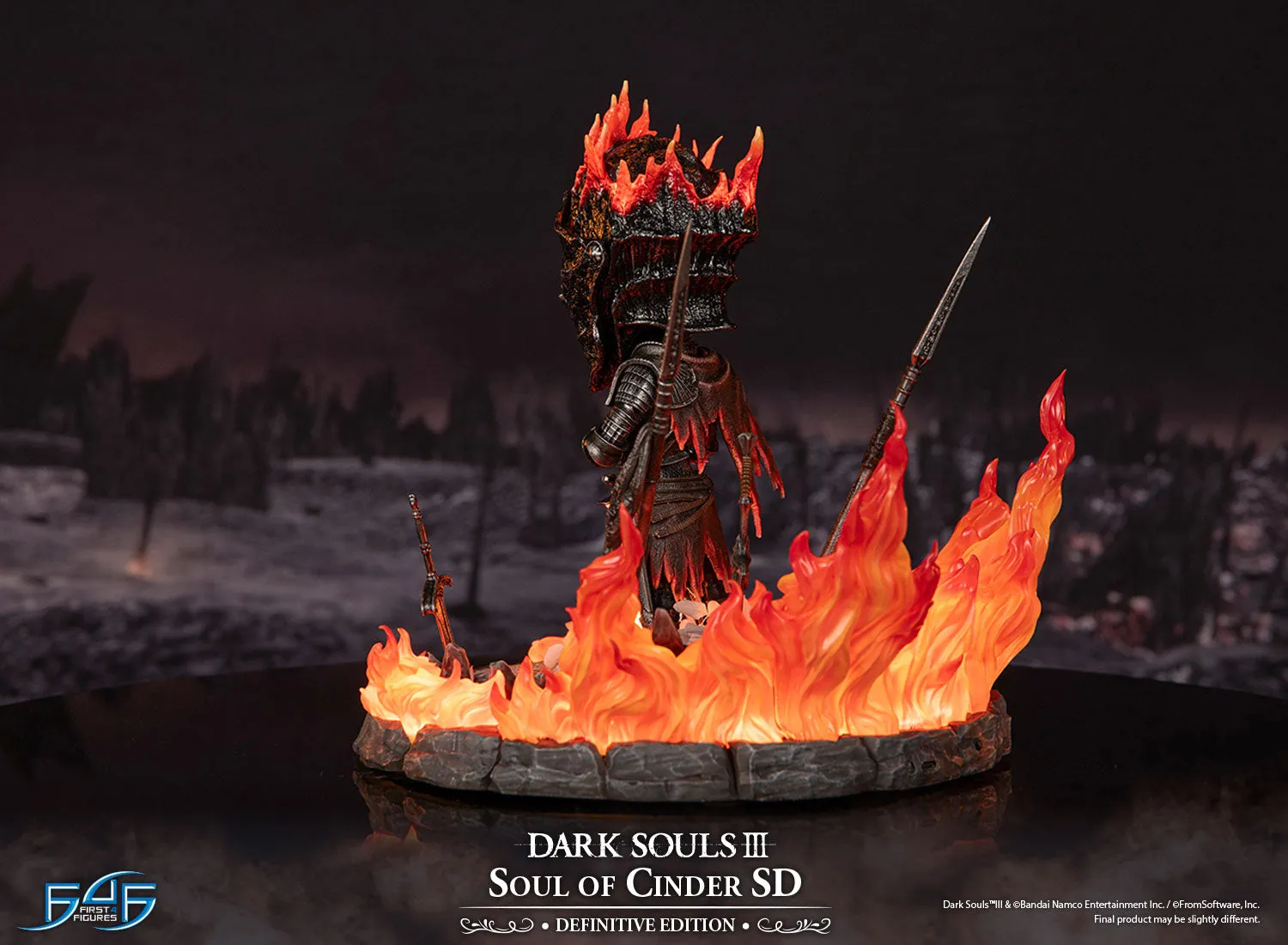 First 4 Figures Dark Souls Soul of Cinder SD statuetă Definitive LED
