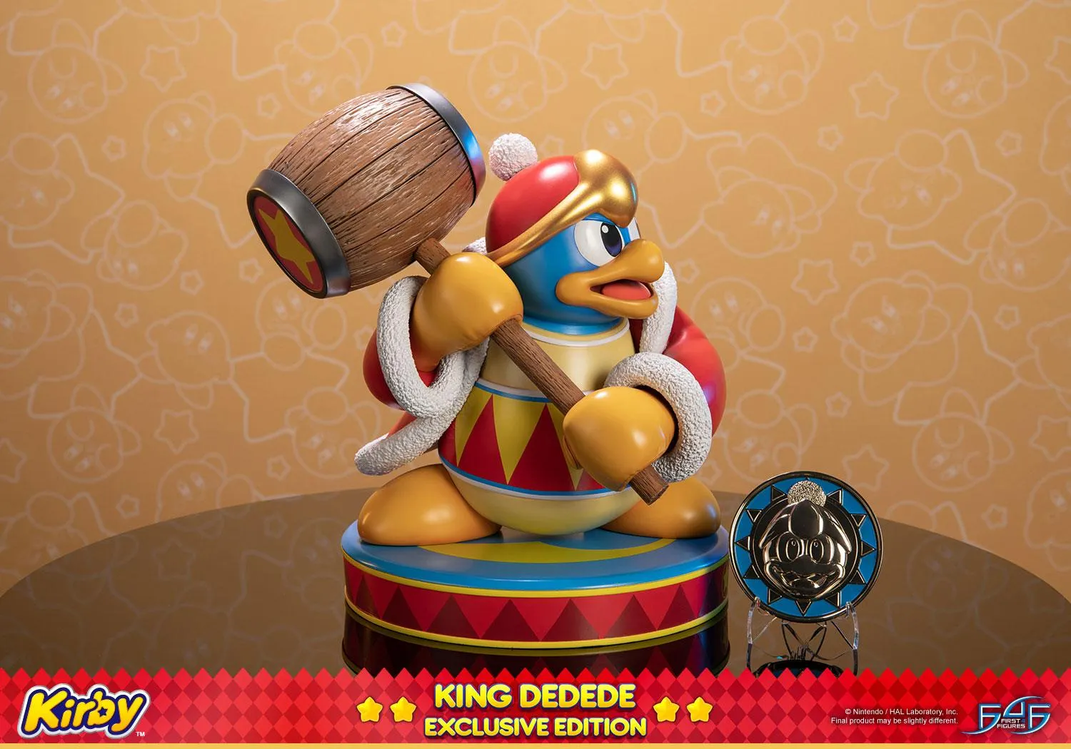 First 4 Figures Kirby King Dedede statueta Exclusive Edition moneda