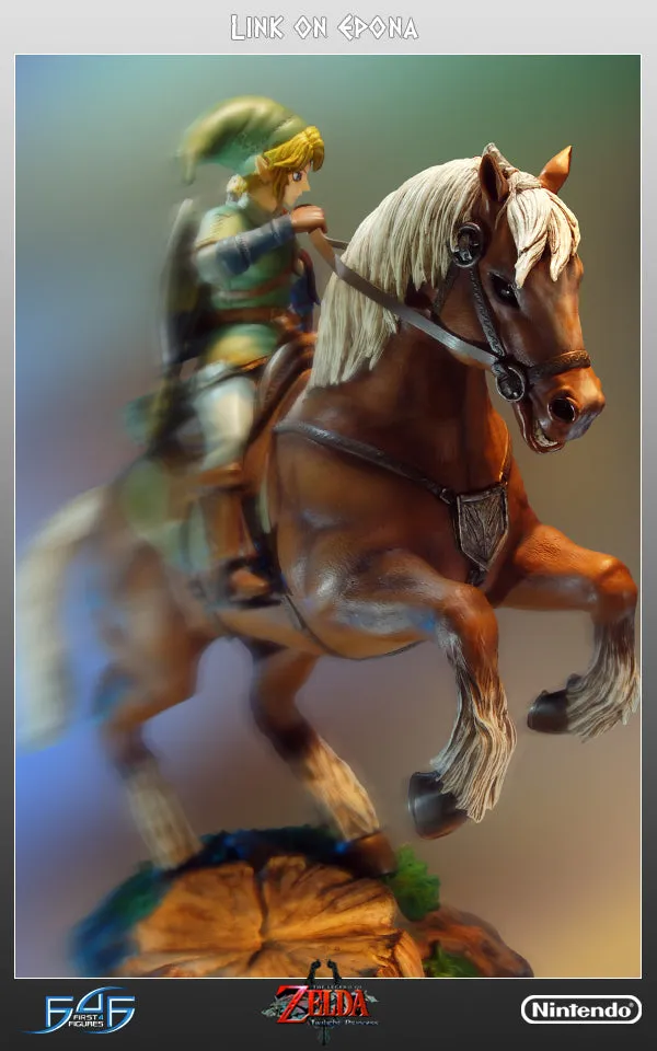 First 4 Figures Zelda Link on Epona statueta Master Arts