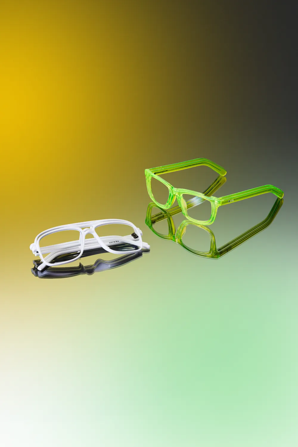 ESL x Zenni Square Glasses ochelari neon gaming