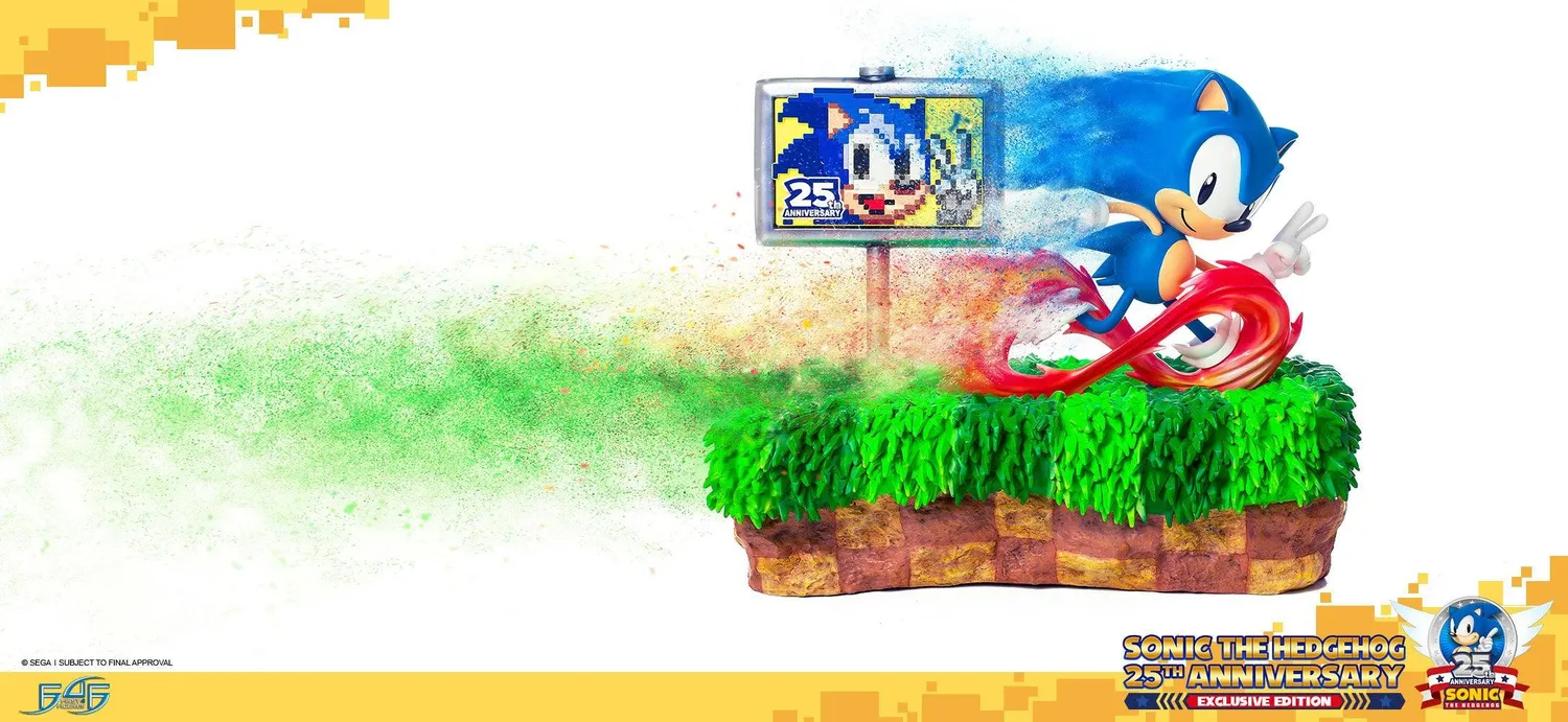 First 4 Figures Sonic 25th Anniversary statuetă Exclusive Green Hill