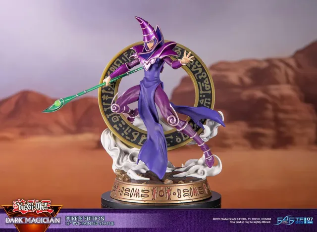 First 4 Figures Yu-Gi-Oh Dark Magician statueta Purple 30 cm